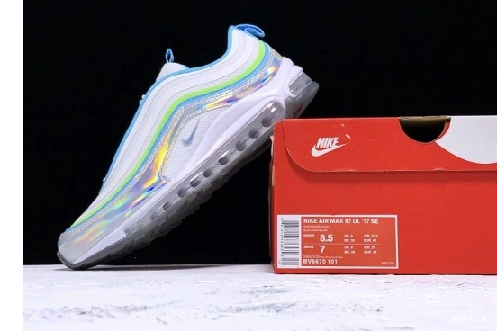 SE Running BV6670-101 White Women Air 97 Max UL 17 Hologram Blue 1228